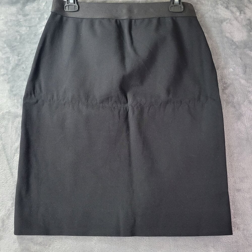 Everlane Womens Black Pencil Skirt M Classic Career Workwear‎ Minimalist sleek - Picture 4 of 6